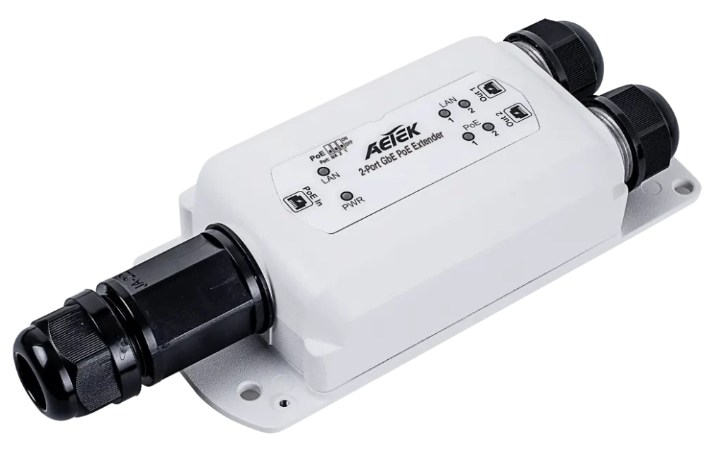 Outdoor PoE extender expander